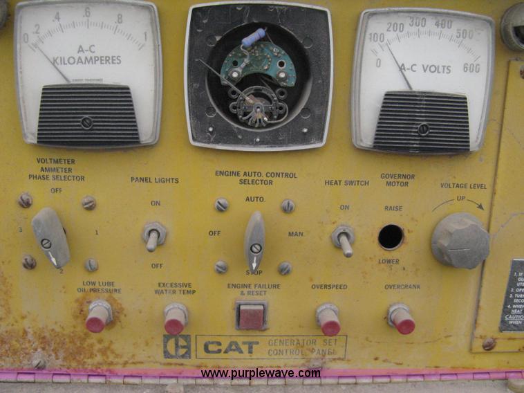 image for item B9639 Caterpillar 3412 generator set