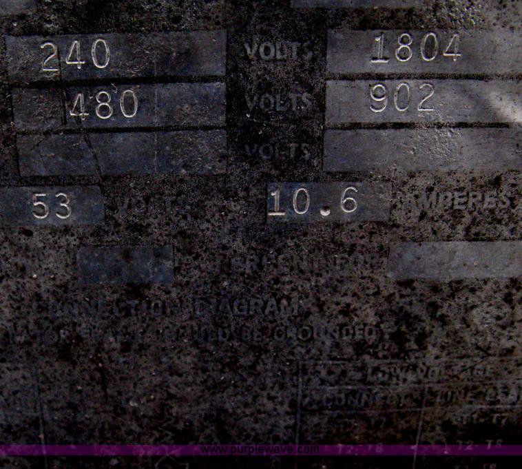 image for item B9639 Caterpillar 3412 generator set