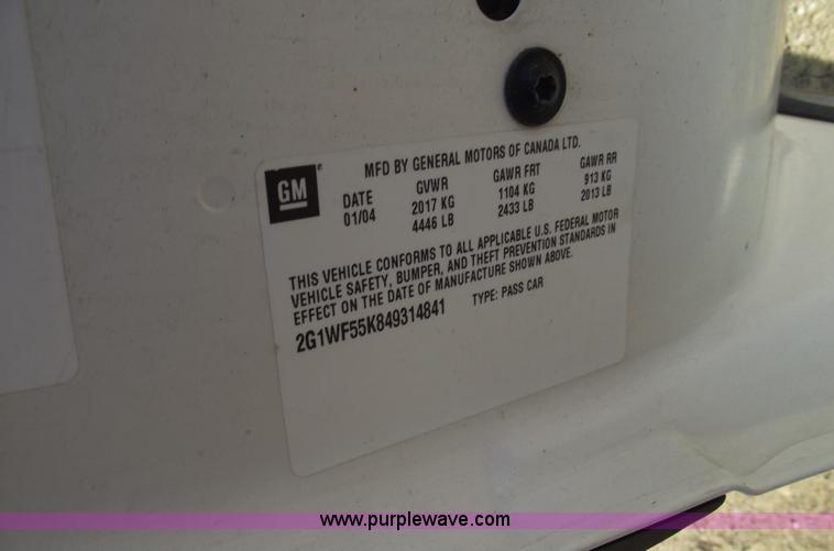 image for item C5817 2004 Chevrolet Impala