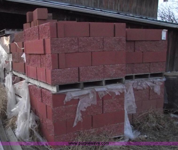 image for item C5907 (13) pallets of Garnet red blocks
