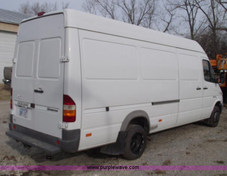 image for item C5912 2004 Dodge 3500 Sprinter cargo van