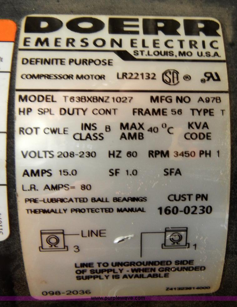 image for item H9201 Coleman Magna Force 60 gallon air compressor