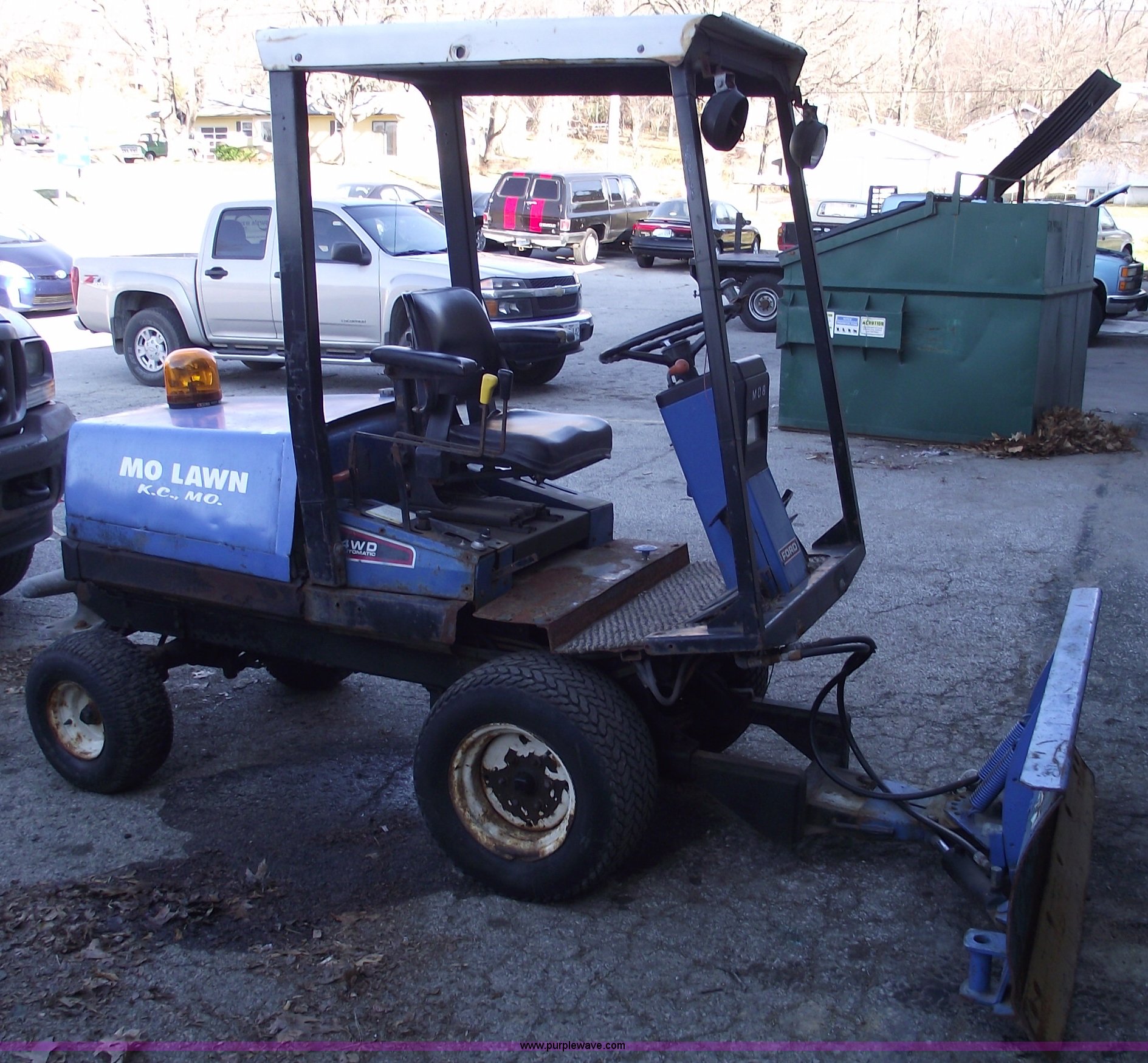 New Holland FM60 mower and snow plow in Riverside, MO Item A1657 sold