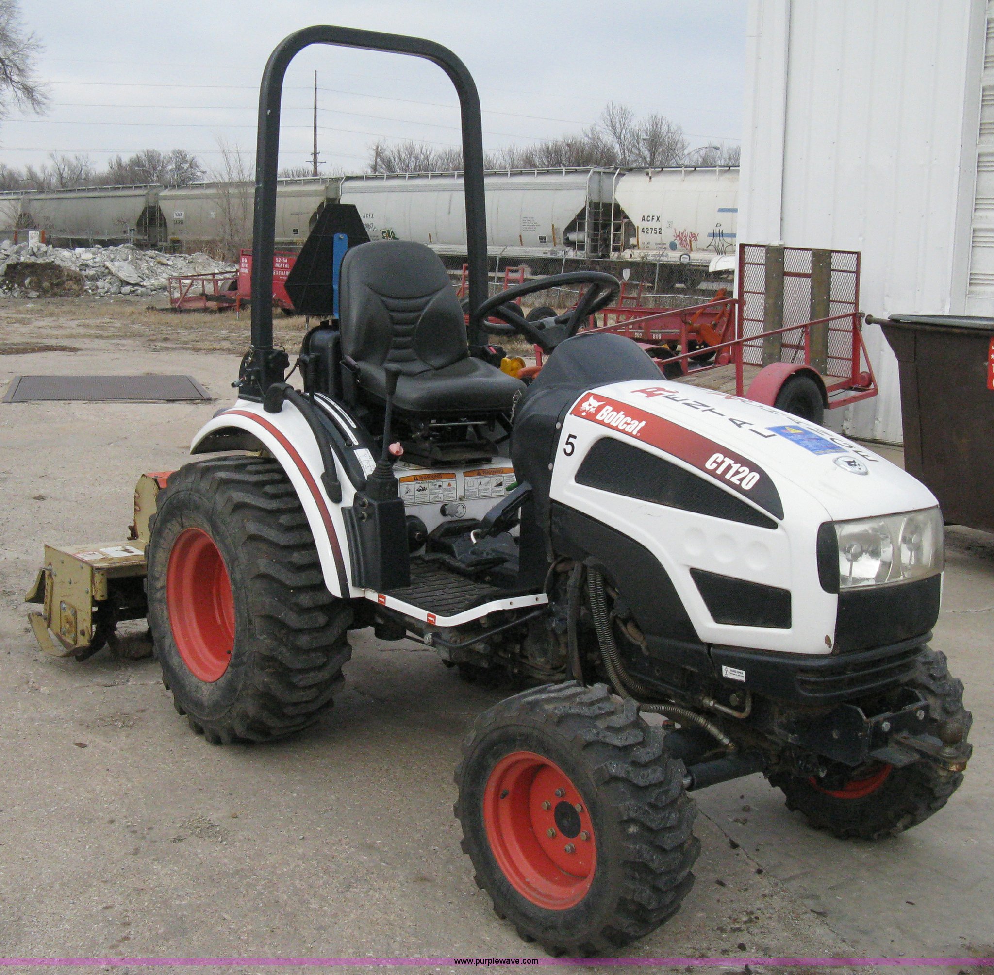 2008 Bobcat CT120 FWA compact tractor in Wichita, KS Item A6012 sold