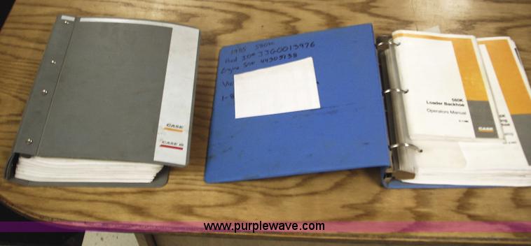 image for item A1685 1985 Case 580K backhoe