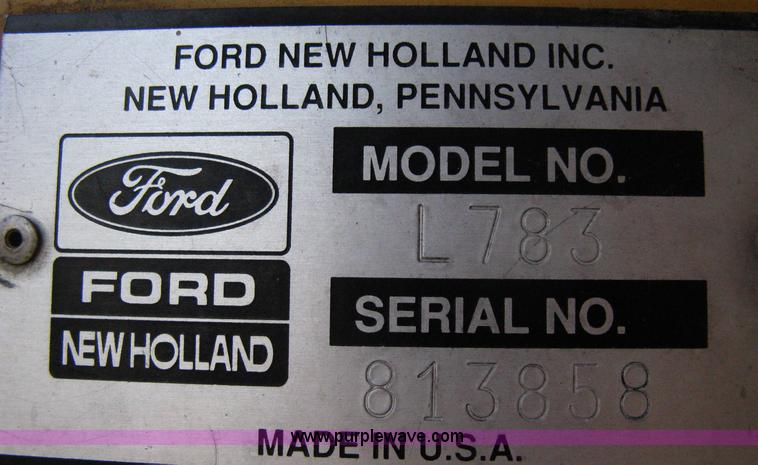 image for item A4492 1991 New Holland L783 skid steer