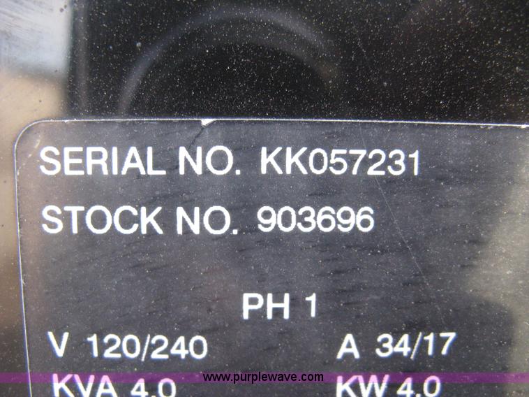 image for item A4496 2000 Miller DU-OP portable arc welder/generator