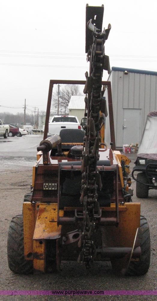 image for item A6015 Case 360 articulating trencher with backhoe attachment