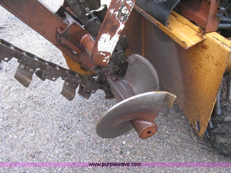 image for item A6015 Case 360 articulating trencher with backhoe attachment