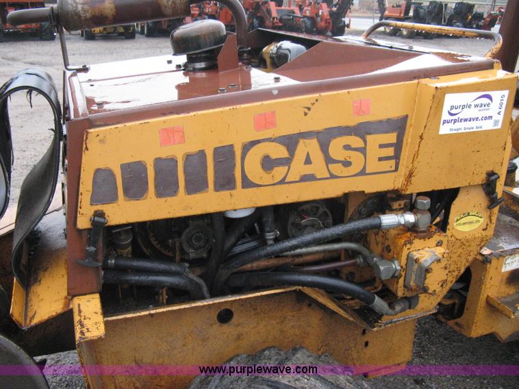 image for item A6015 Case 360 articulating trencher with backhoe attachment