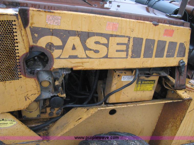 image for item A6015 Case 360 articulating trencher with backhoe attachment