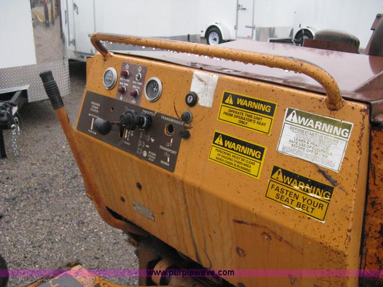 image for item A6015 Case 360 articulating trencher with backhoe attachment