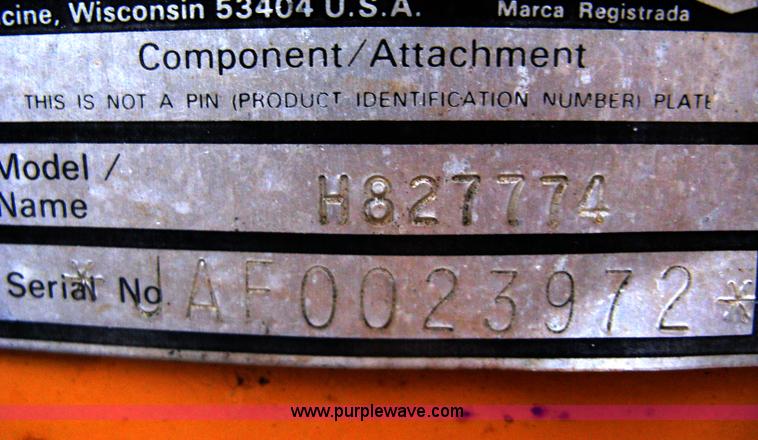 image for item A6015 Case 360 articulating trencher with backhoe attachment