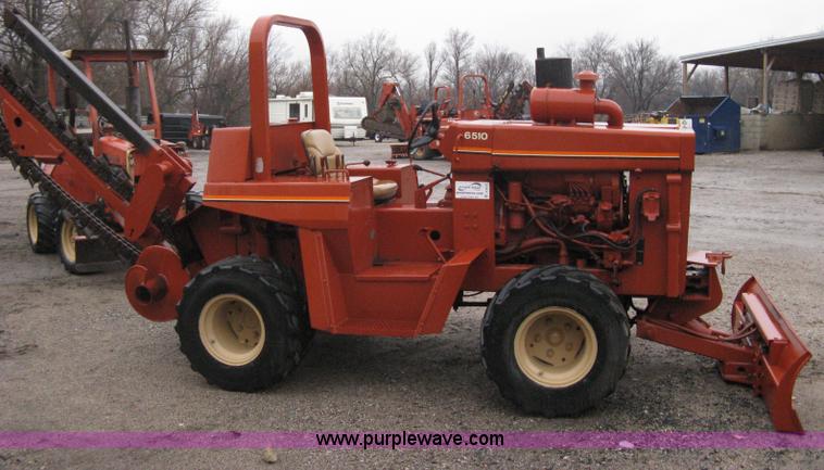 image for item A6017 Ditch Witch 6510 trencher