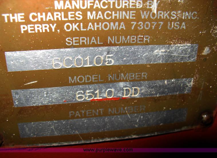 image for item A6017 Ditch Witch 6510 trencher