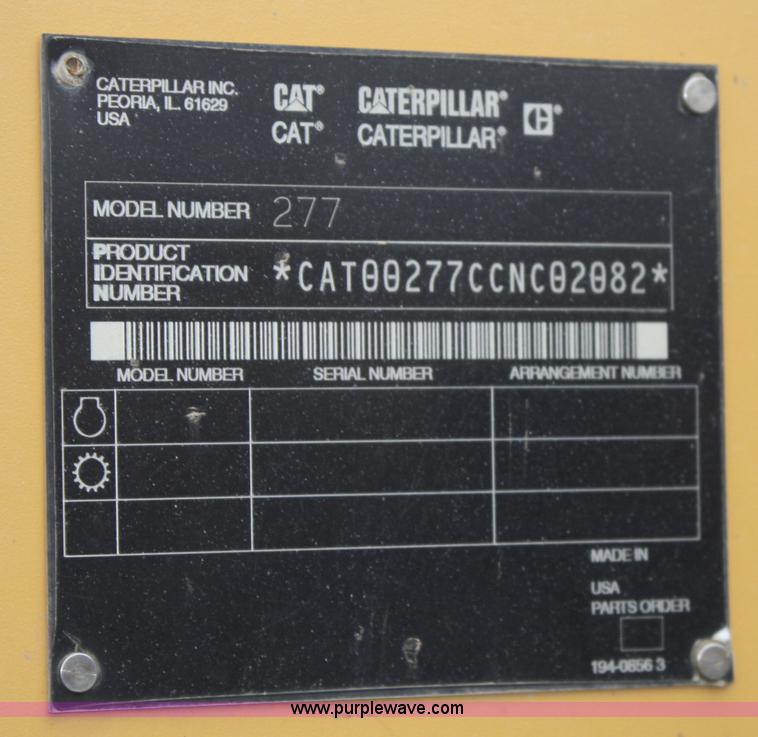 image for item A6555 2003 Caterpillar 277 skid steer