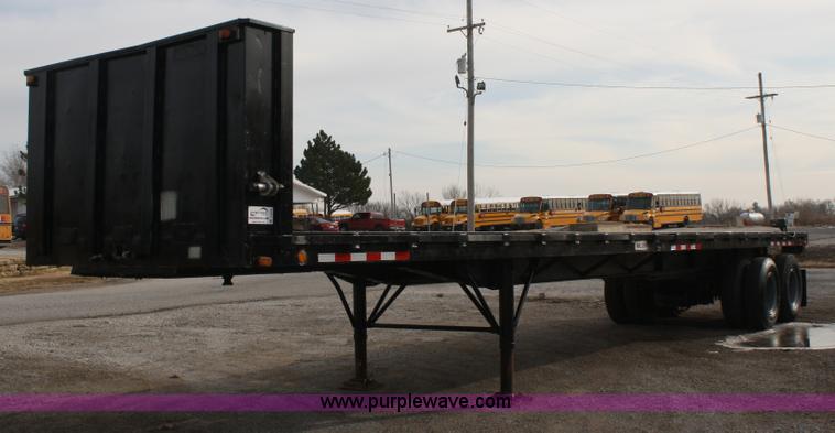 image for item A6578 1978 Miller 40' flatbed trailer
