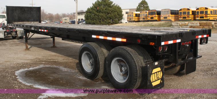 image for item A6578 1978 Miller 40' flatbed trailer