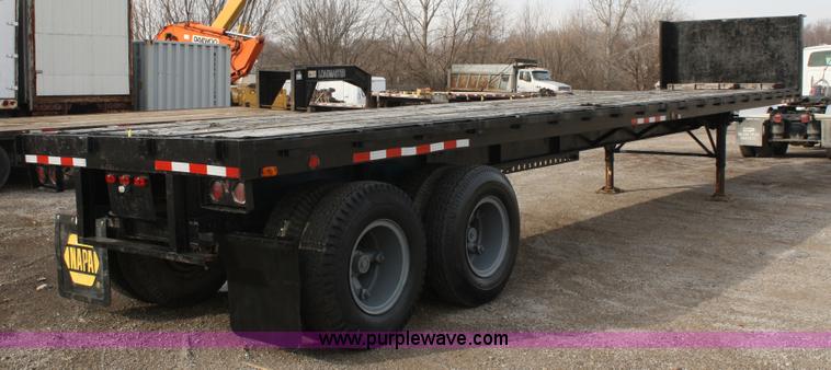image for item A6578 1978 Miller 40' flatbed trailer