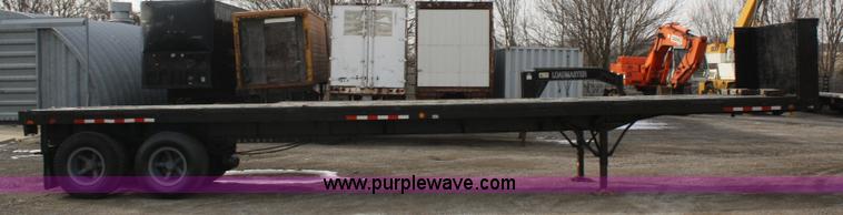 image for item A6578 1978 Miller 40' flatbed trailer