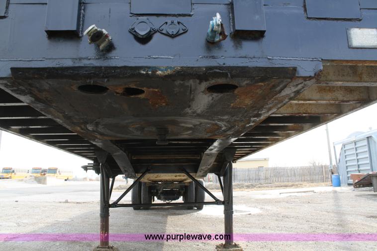 image for item A6578 1978 Miller 40' flatbed trailer