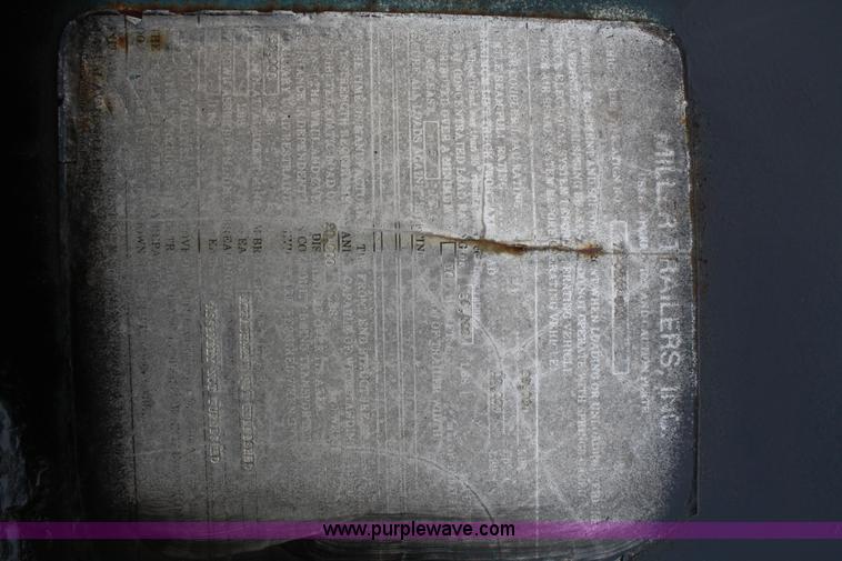 image for item A6578 1978 Miller 40' flatbed trailer