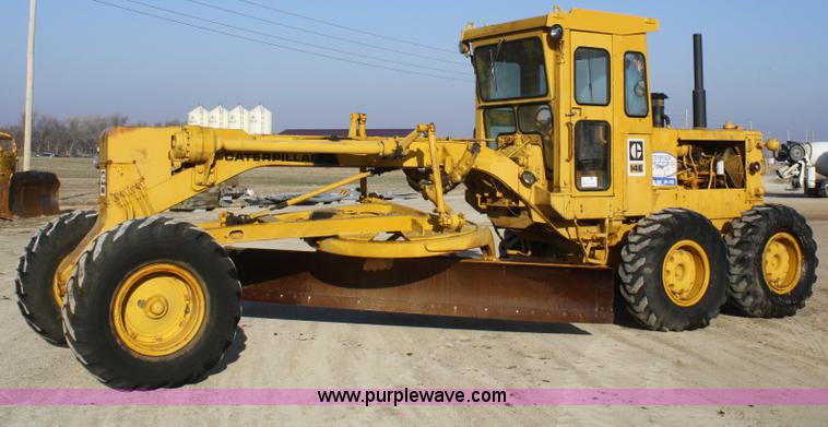 image for item A6590 1971 Caterpillar 14E motor grader