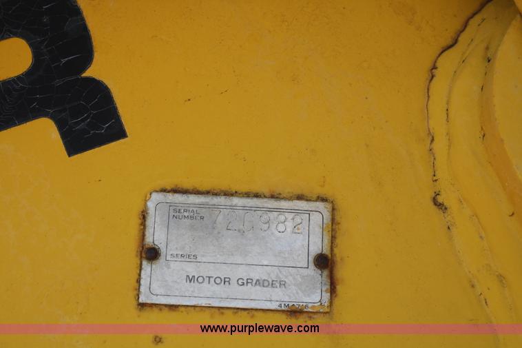 image for item A6590 1971 Caterpillar 14E motor grader