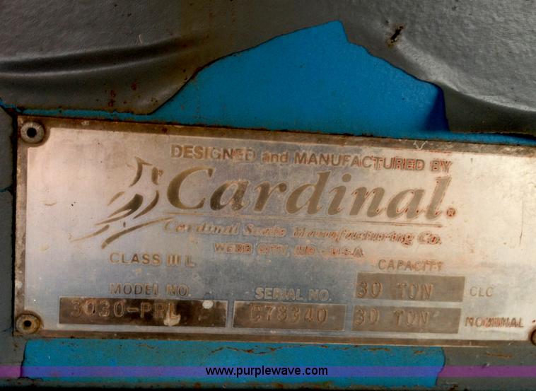 image for item B2142 Cardinal PRL 60 ton portable tandem scales