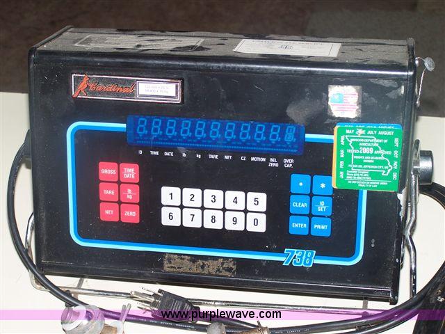 image for item B2142 Cardinal PRL 60 ton portable tandem scales