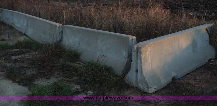 image for item B2143 (14) concrete road barriers