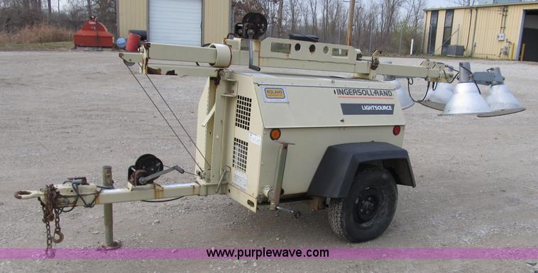 image for item B2554 1998 Ingersoll Rand Lightsource portable light tower