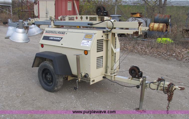 image for item B2554 1998 Ingersoll Rand Lightsource portable light tower