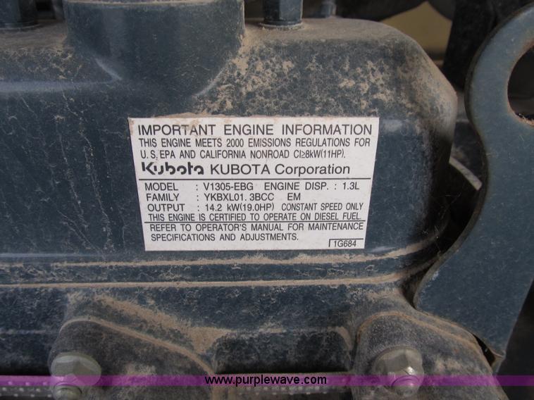 image for item B2554 1998 Ingersoll Rand Lightsource portable light tower