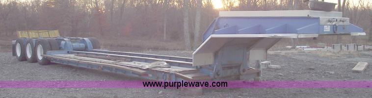 image for item C5793 1977 Talbert 35 ton triple axle lowboy trailer