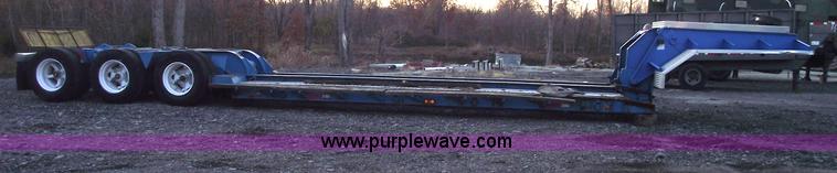 image for item C5793 1977 Talbert 35 ton triple axle lowboy trailer
