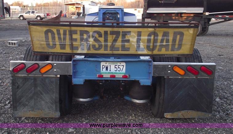image for item C5793 1977 Talbert 35 ton triple axle lowboy trailer