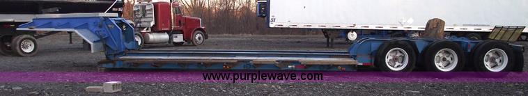 image for item C5793 1977 Talbert 35 ton triple axle lowboy trailer