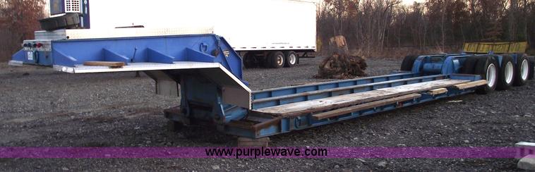 image for item C5793 1977 Talbert 35 ton triple axle lowboy trailer