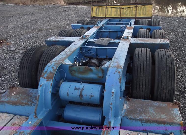 image for item C5793 1977 Talbert 35 ton triple axle lowboy trailer