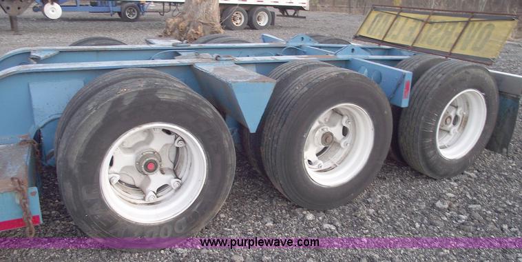 image for item C5793 1977 Talbert 35 ton triple axle lowboy trailer