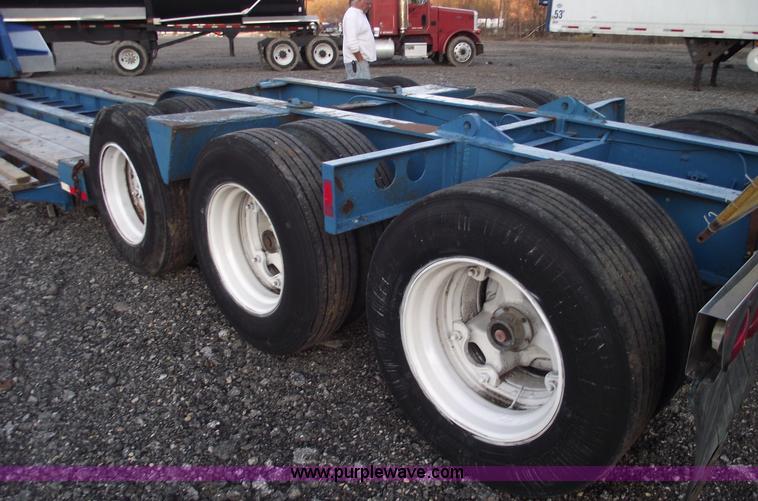 image for item C5793 1977 Talbert 35 ton triple axle lowboy trailer