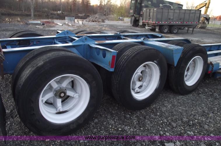 image for item C5793 1977 Talbert 35 ton triple axle lowboy trailer