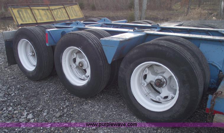 image for item C5793 1977 Talbert 35 ton triple axle lowboy trailer