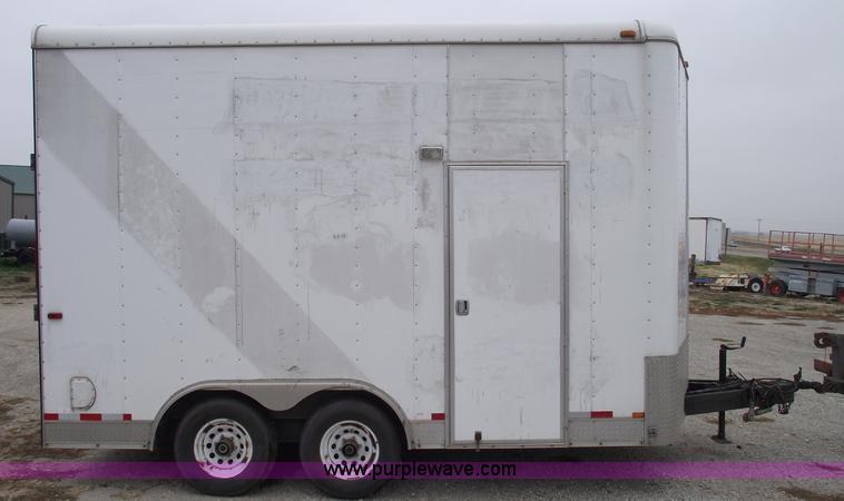 image for item C5822 2005 Interstate 16' enclosed trailer