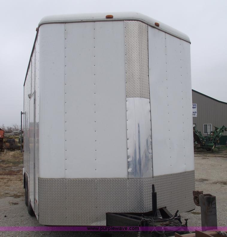 image for item C5822 2005 Interstate 16' enclosed trailer