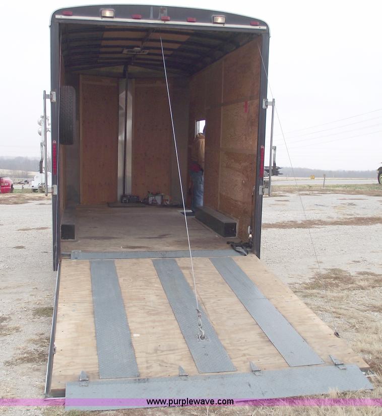 image for item C5822 2005 Interstate 16' enclosed trailer