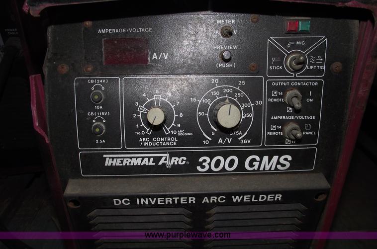 image for item C5828 Thermal Dynamics 300 GMS inverter/arc welder