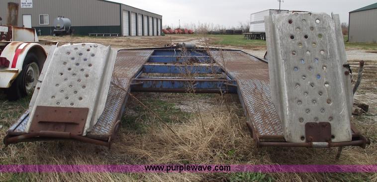 image for item C5919 2002 shop built 15' flatbed trailer