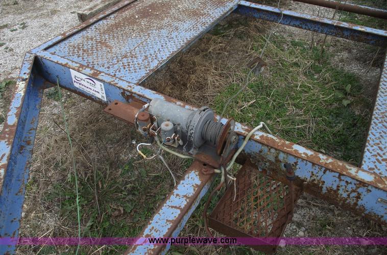 image for item C5919 2002 shop built 15' flatbed trailer